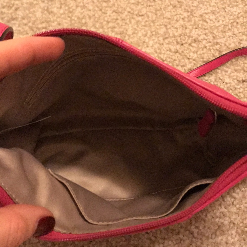 Coach pink leather crossbody purse - Picture 3 of 3